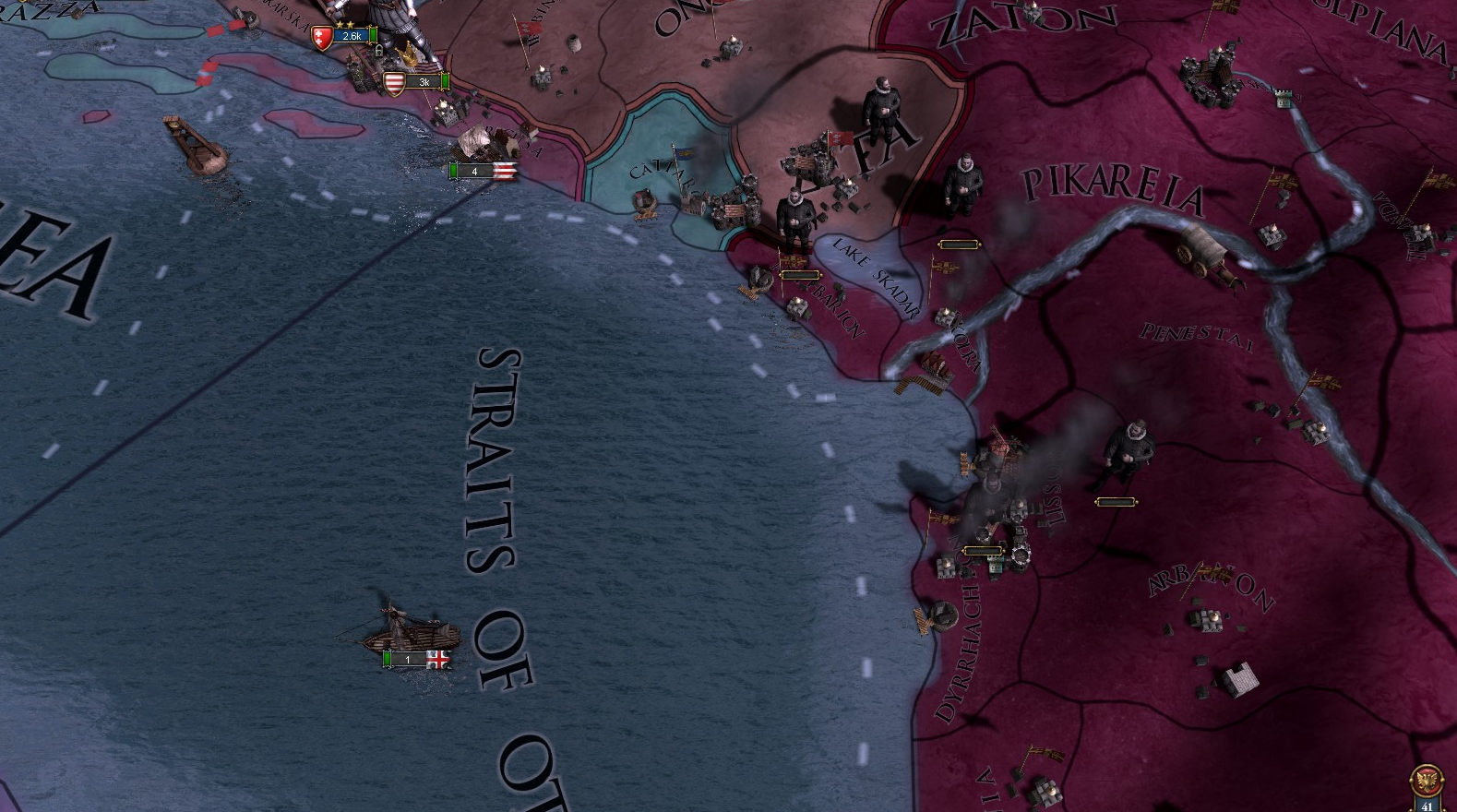 Roman gains in Albania 1520.png